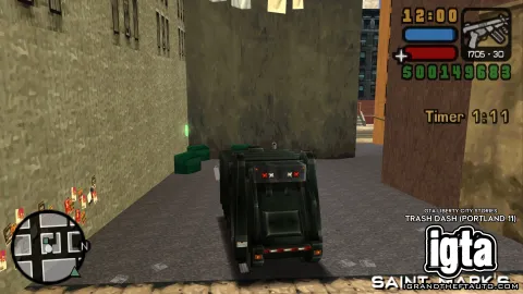 GTA Liberty City Stories Trash Dash Portland 11