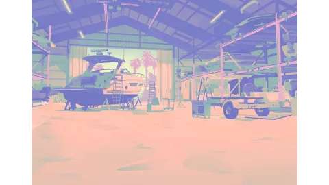GTA VI Boat Warehouse Artwork
