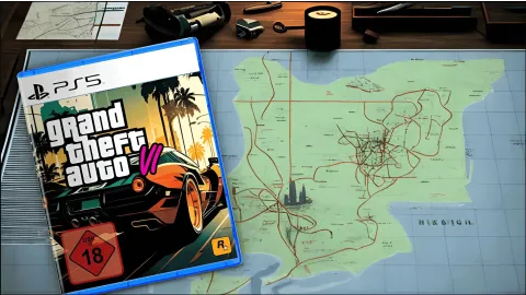 GTA VI Fan Created Box Art With Map