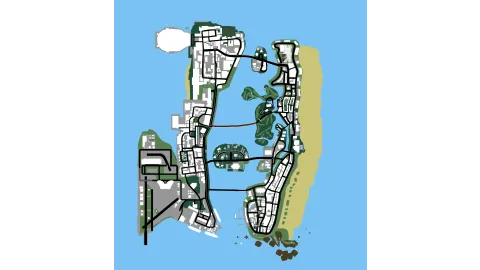 GTA Vice City Definitive Edition Map XL