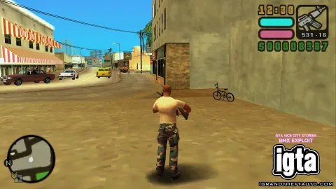 GTA Vice City Stories BMX Exploit 1