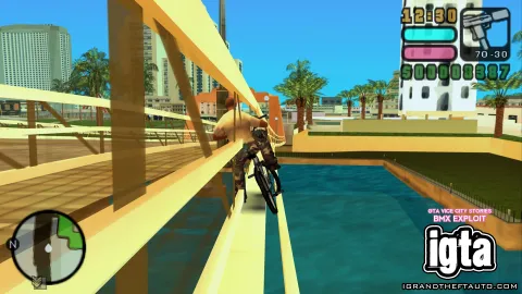 GTA Vice City Stories BMX Exploit 7