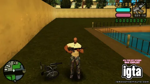 GTA Vice City Stories BMX Exploit 9