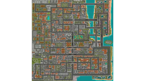 GTA 1 Vice City Map (HD)