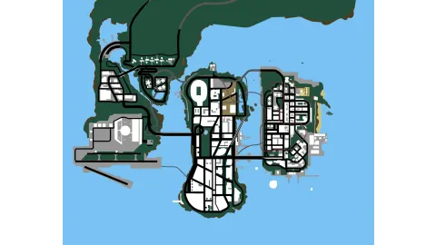 GTA 3 Definitive Edition Map (Large)