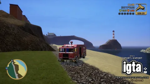 GTA 3 Import Export Firetruck