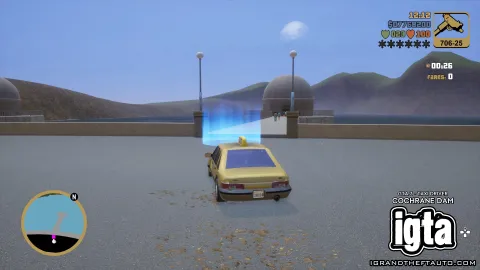 GTA 3 Taxi Driver -  Cochrane Dam