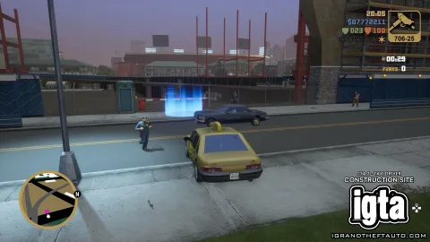 GTA 3 Taxi Driver -  Construction Site