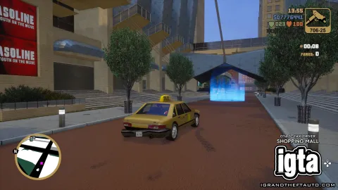 GTA 3 Taxi Driver -  Shopping Mall