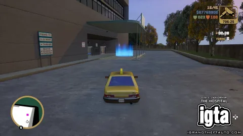GTA 3 Taxi Driver -  The Hospital