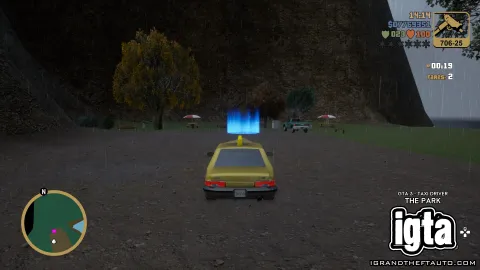 GTA 3 Taxi Driver -  The Park Shoreside