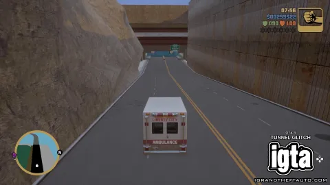 GTA 3 Tunnel Glitch 2