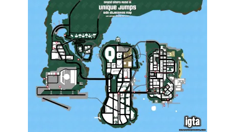 GTA 3 Unique Jumps Map