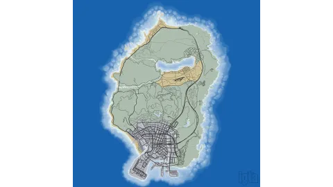 GTA V Map Roadmap Huge