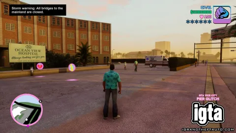 GTA Vice City Pier Glitch 1