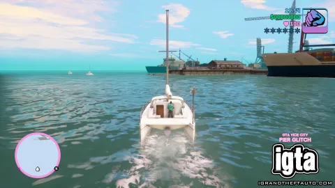 GTA Vice City Pier Glitch 10
