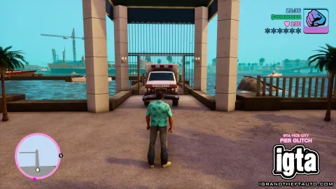 GTA Vice City Pier Glitch 5
