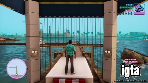 GTA Vice City Pier Glitch 6