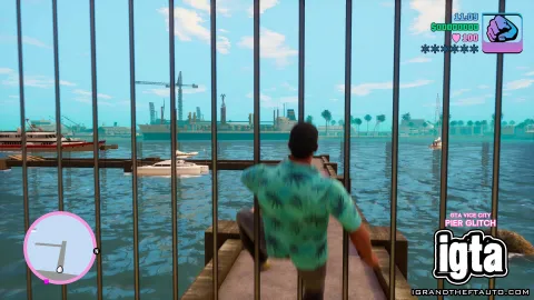 GTA Vice City Pier Glitch 7