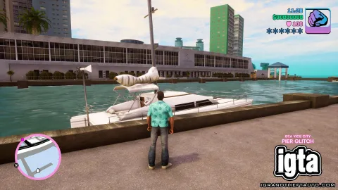 GTA Vice City Pier Glitch 9