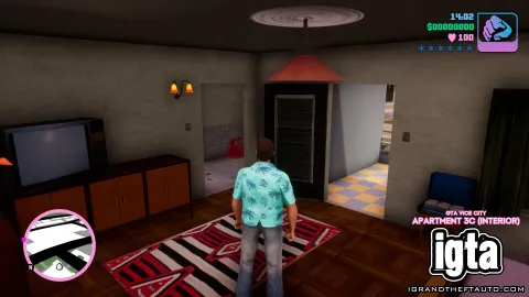 GTA Vice City Secrets - Apartment 3c Interior