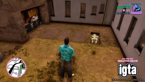GTA Vice City Secrets - Skeleton Grave