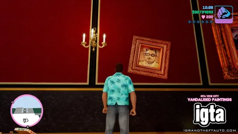 GTA Vice City Secrets - Vandalised Paintings