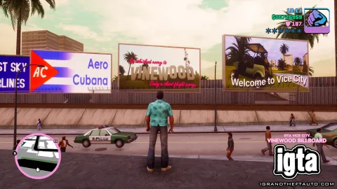 GTA Vice City Secrets - Vinewood Billboard