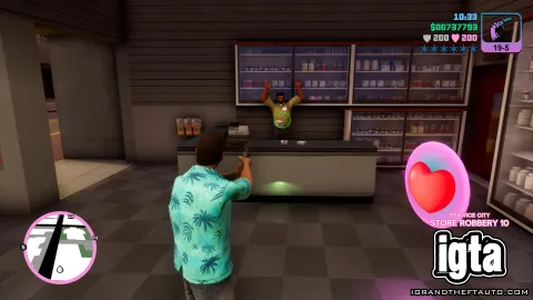 GTA Vice City  Store Robbery 10 2