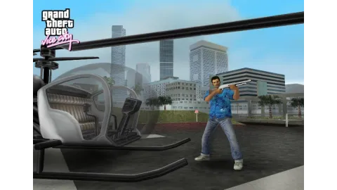 GTA VC Weapons Chrome Shotgun