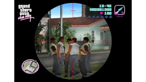 GTA VC Weapons Laser Sniper2