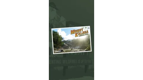 Mount Kalaga National Park Postcard Portrait