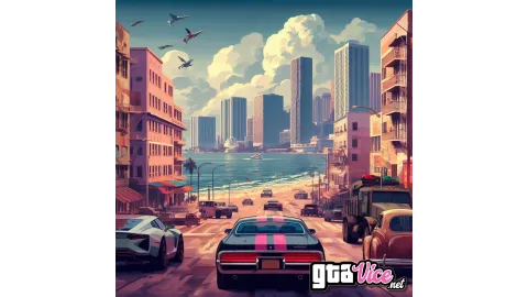 Old Town Street Concept Art (AI Generated By Psy)
