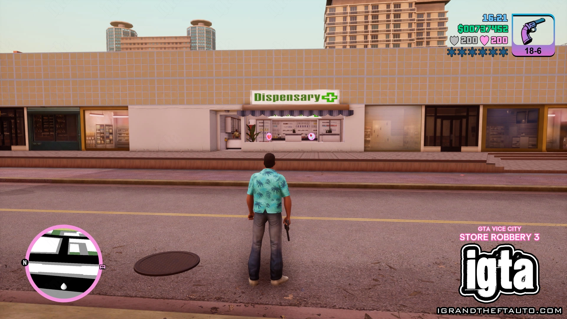 GTA Vice City Store Robbery 3 (Outside) GTA Vice City Store Robbery 3 (Outside)
