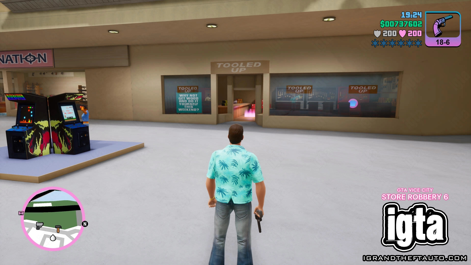 GTA Vice City Store Robbery 6 (Outside) GTA Vice City Store Robbery 6 (Outside)