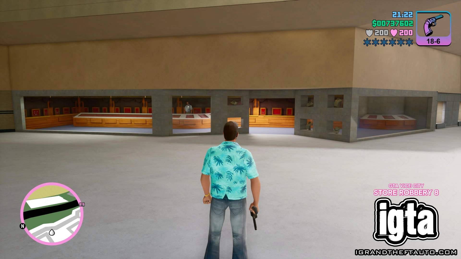 GTA Vice City Store Robbery 8 (Outside) GTA Vice City Store Robbery 8 (Outside)