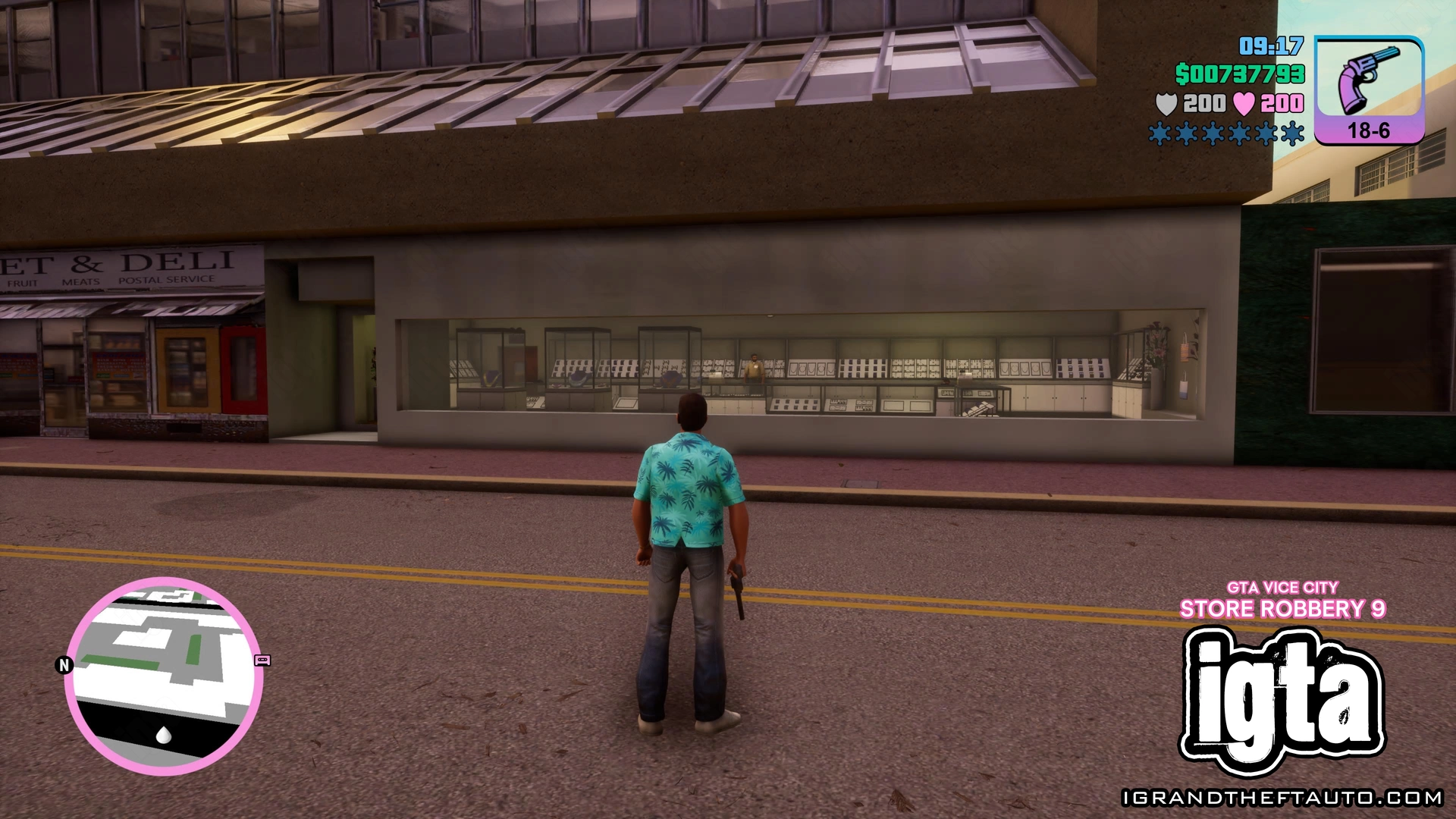 GTA Vice City Store Robbery 9 (Outside) GTA Vice City Store Robbery 9 (Outside)
