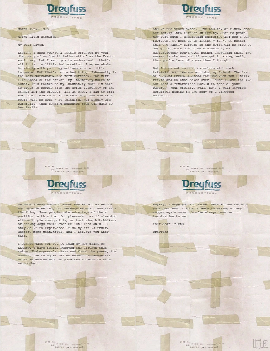 Dreyfuss Letter