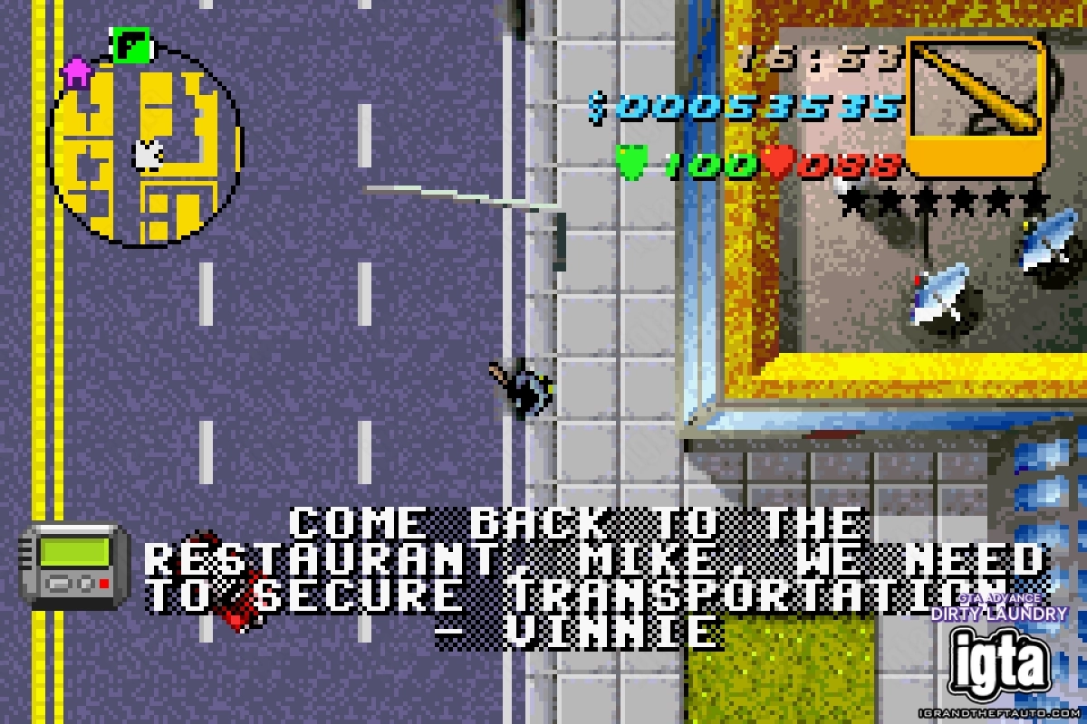 GTA Advance Dirty Laundry 24