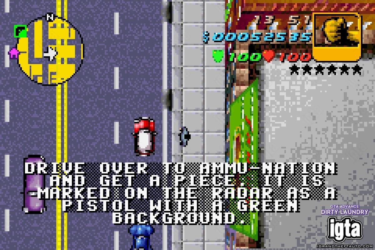 GTA Advance Dirty Laundry 3