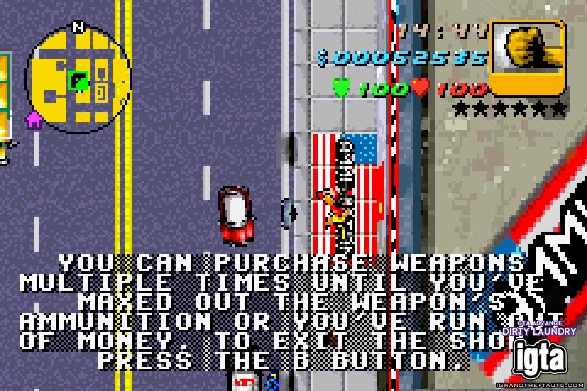 GTA Advance Dirty Laundry 5