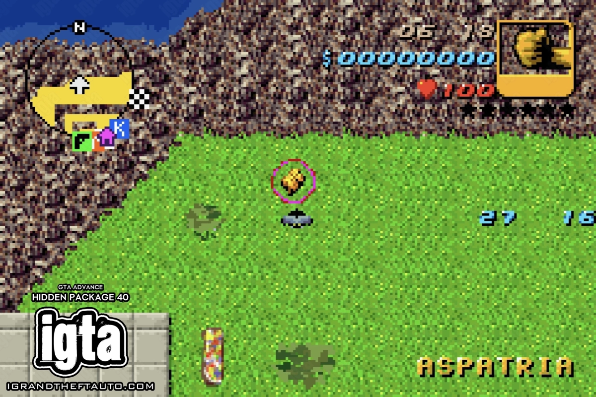 GTA Advance Hidden Package 40