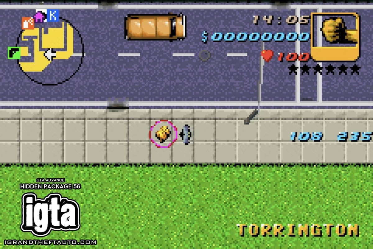 GTA Advance Hidden Package 56
