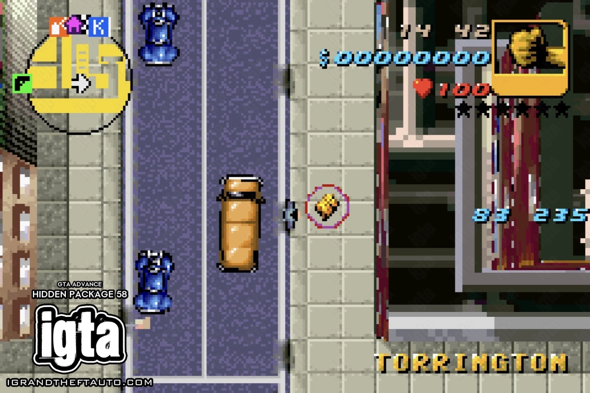 GTA Advance Hidden Package 58