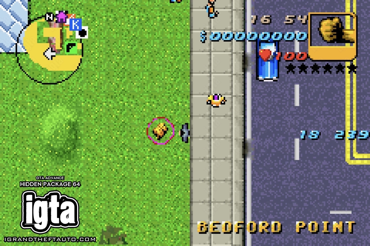 GTA Advance Hidden Package 64