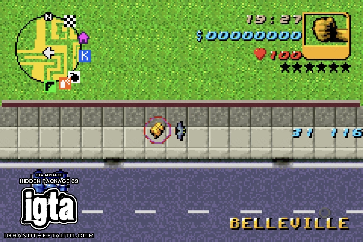 GTA Advance Hidden Package 69