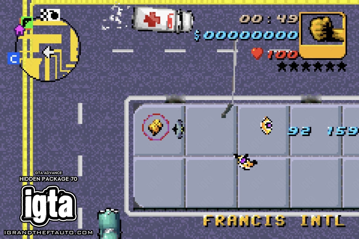 GTA Advance Hidden Package 70
