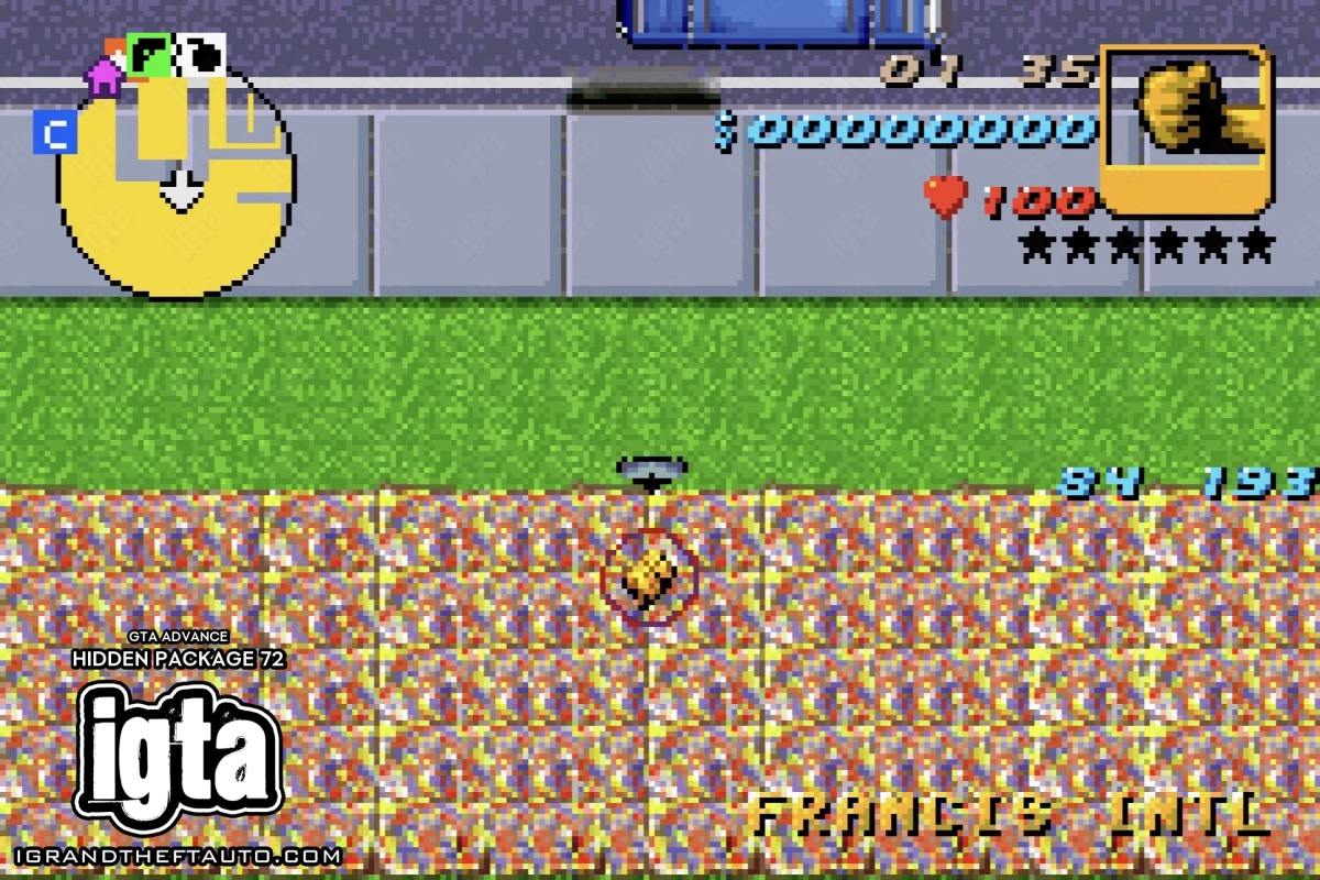 GTA Advance Hidden Package 72