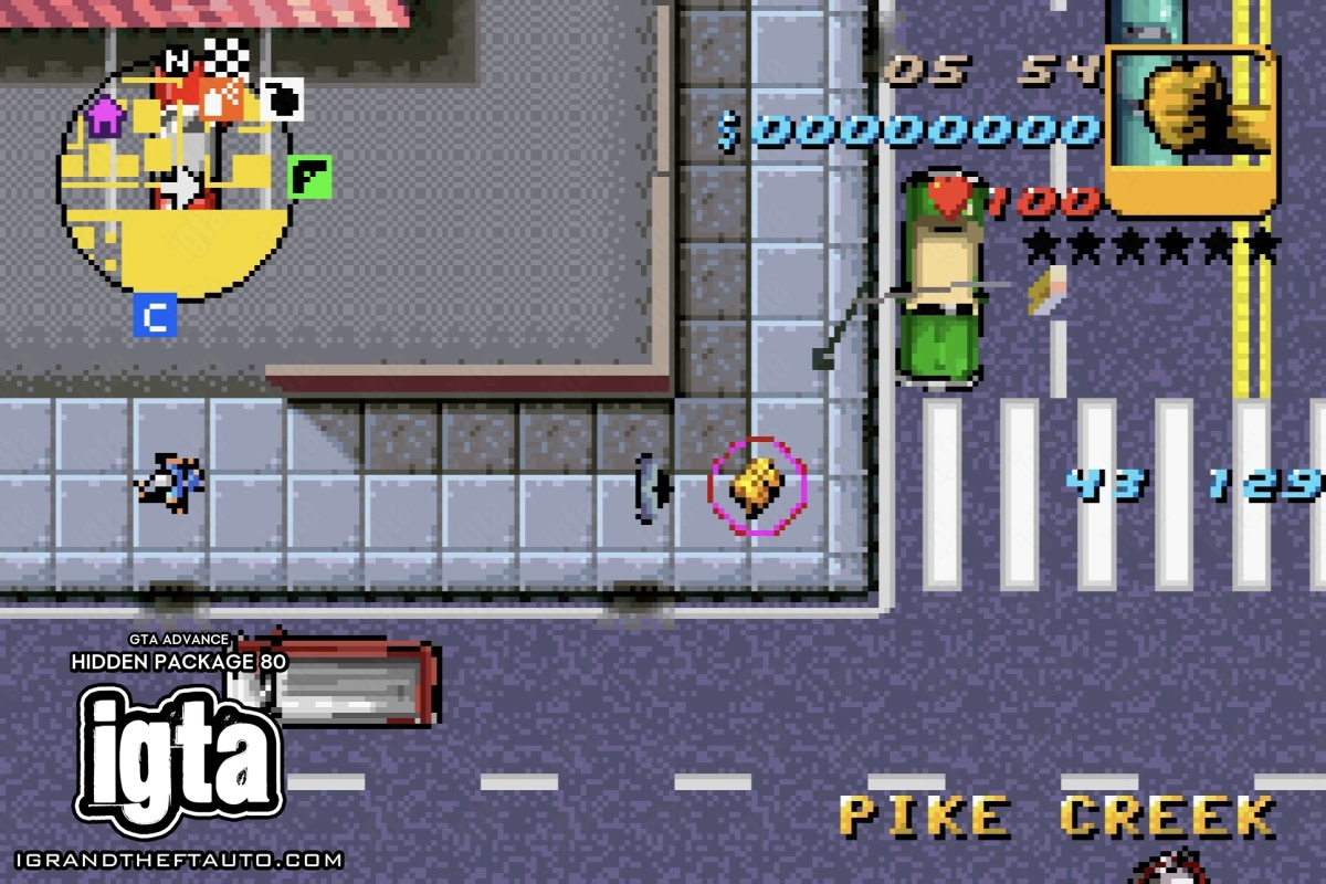 GTA Advance Hidden Package 80