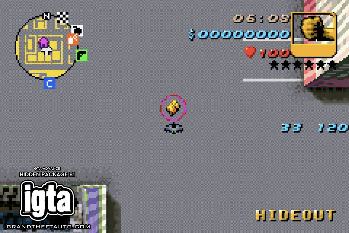 GTA Advance Hidden Package 81